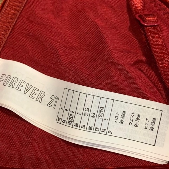 Forever 21 Velvet Bralette Size Small - Picture 3 of 5